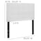 Flash Furniture Bedford Headboard, Twin Size, White Fabric HG-HB1704-T-W-GG - alternate 7